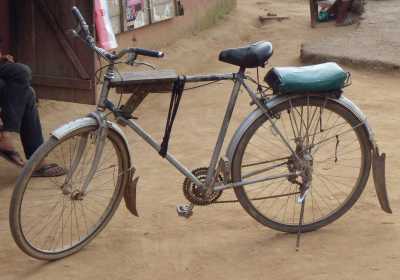 マダガスカルの自転車タクシー